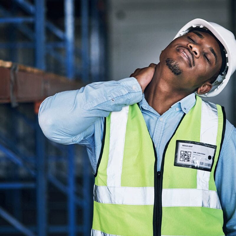man that suffered a personal injury on a construction site in Los Angeles