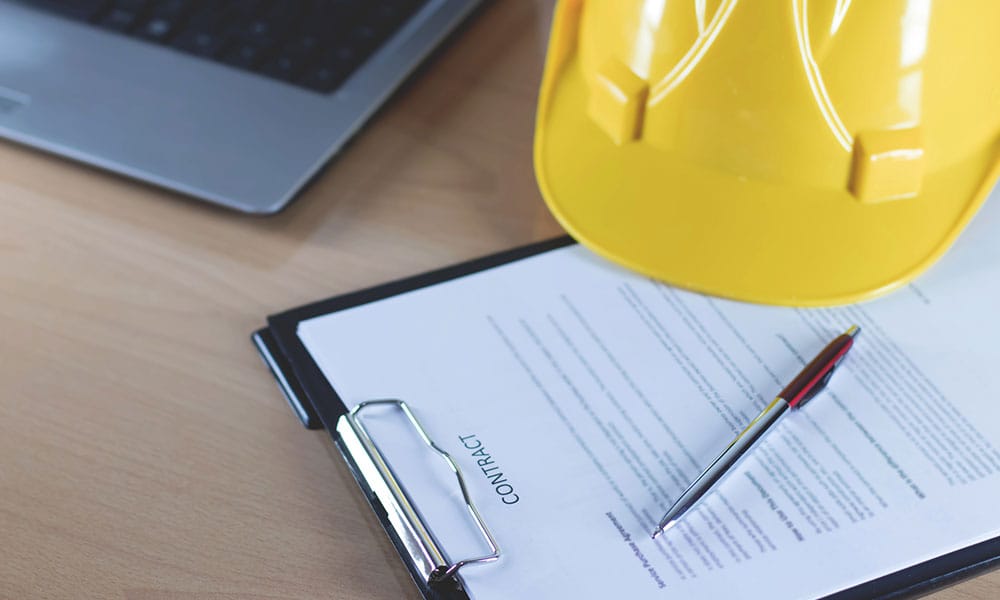 a contract regarding construction site injuries in San Diego