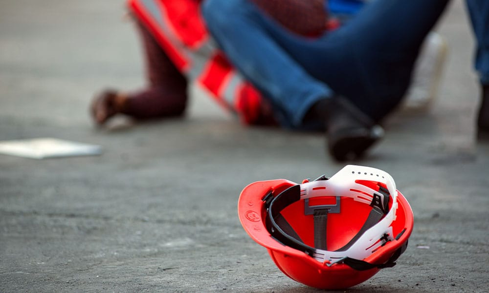 contract worker injured on a construction site in Los Angeles