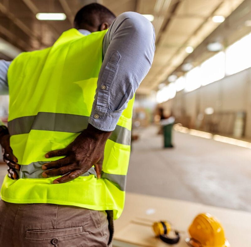 contract worker injured on a construction site in Los Angeles