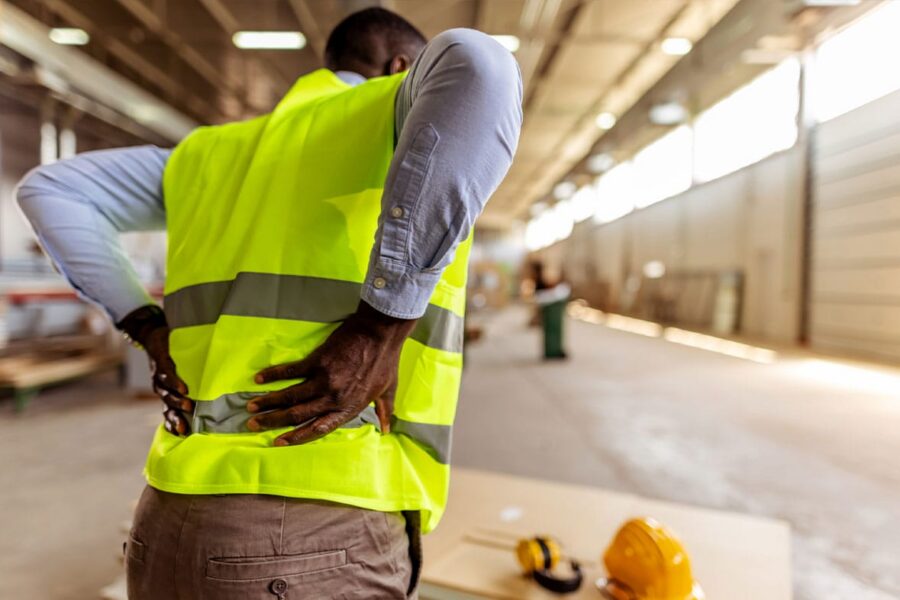 contract worker injured on a construction site in Los Angeles