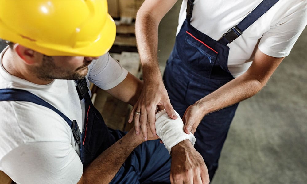 contract worker injured on a construction site in San Diego