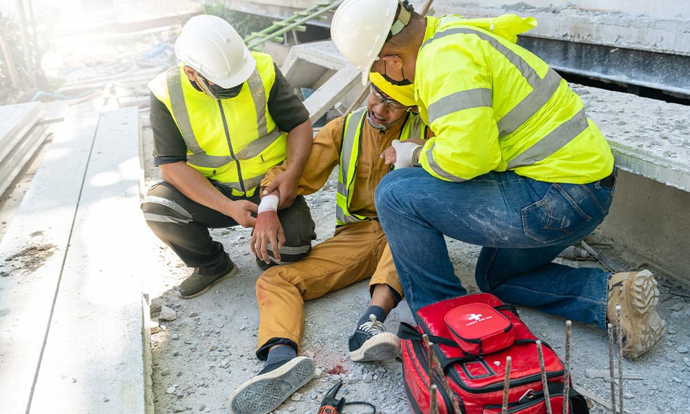 worker injured on a san diego construction site