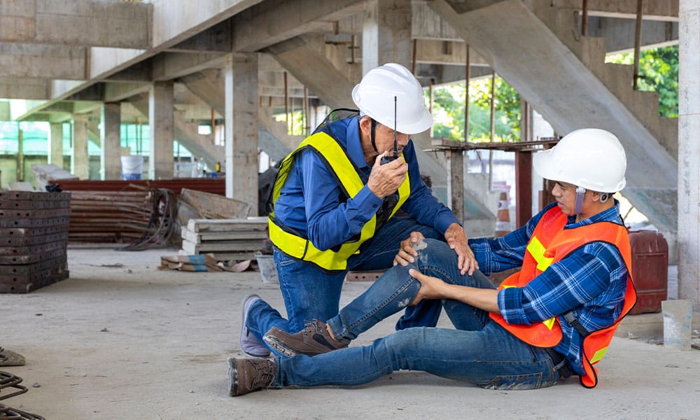 construction worker injured in san diego