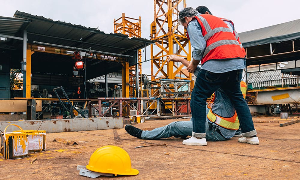 construction worker injured after a crane accident in Los Angeles, CA