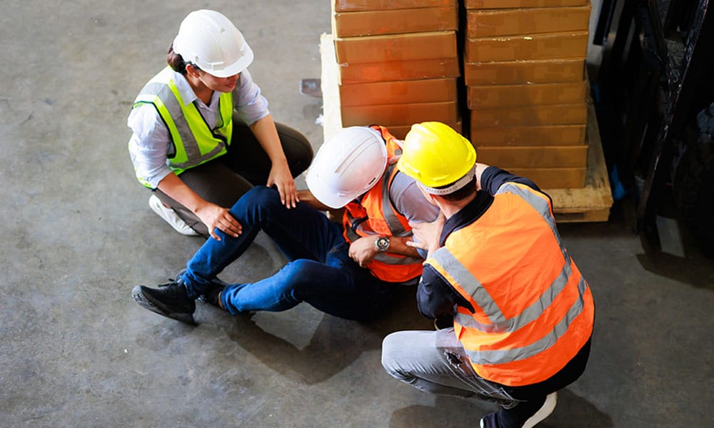 construction worker after a forklift injury in Los Angeles, CA