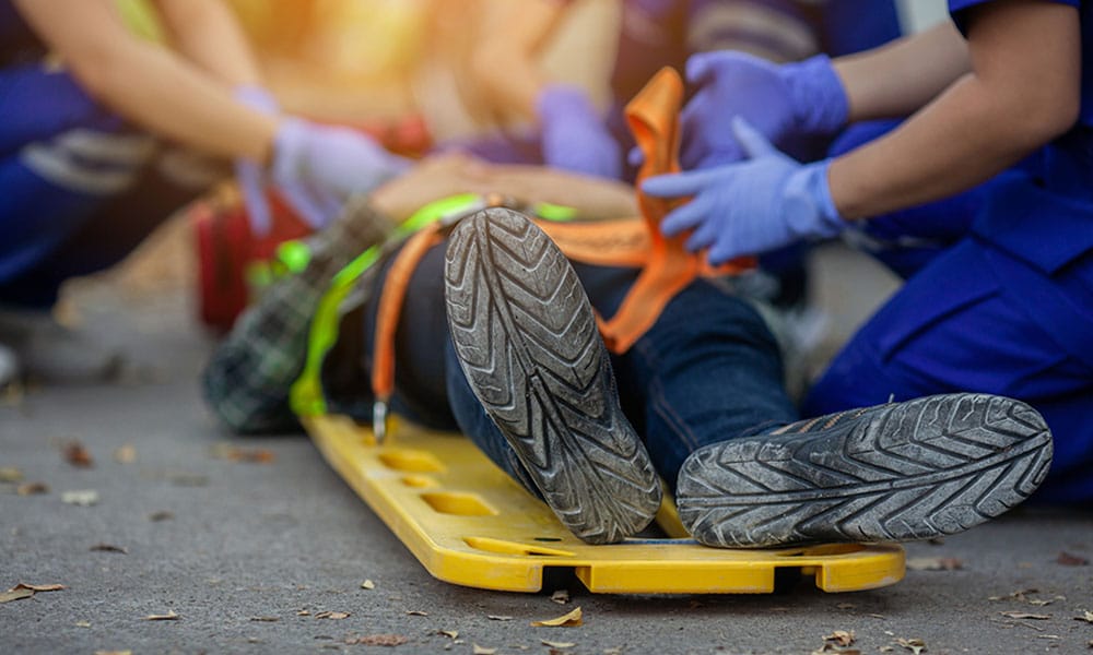 construction worker after a fatal accident in San Diego, CA